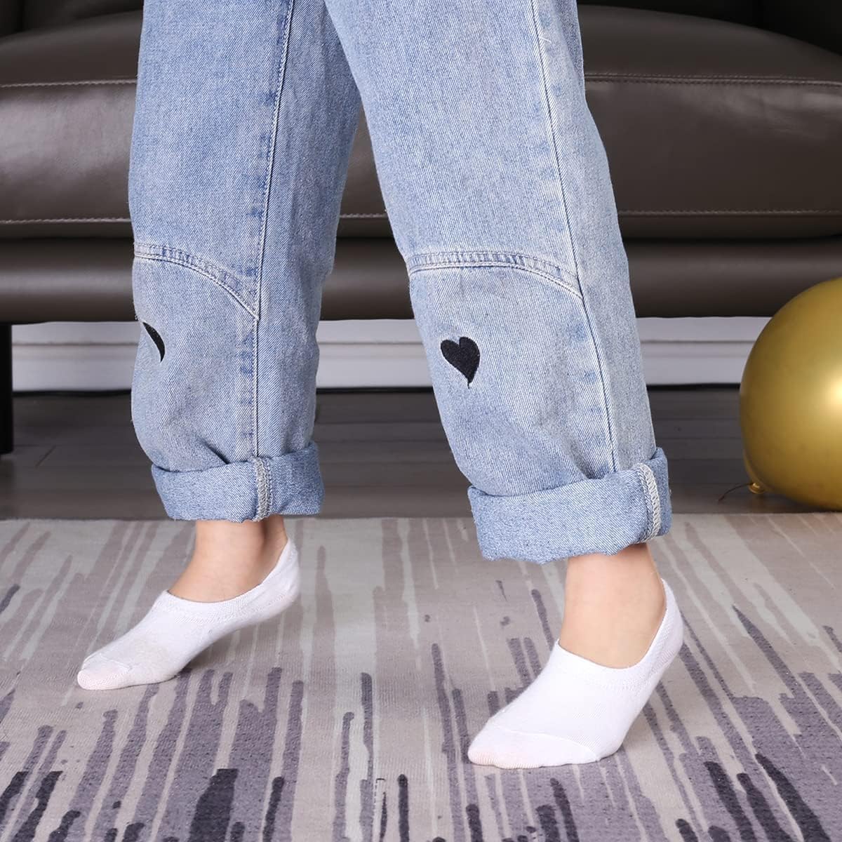 CHUNG No-Show Calf Socks for Boys
