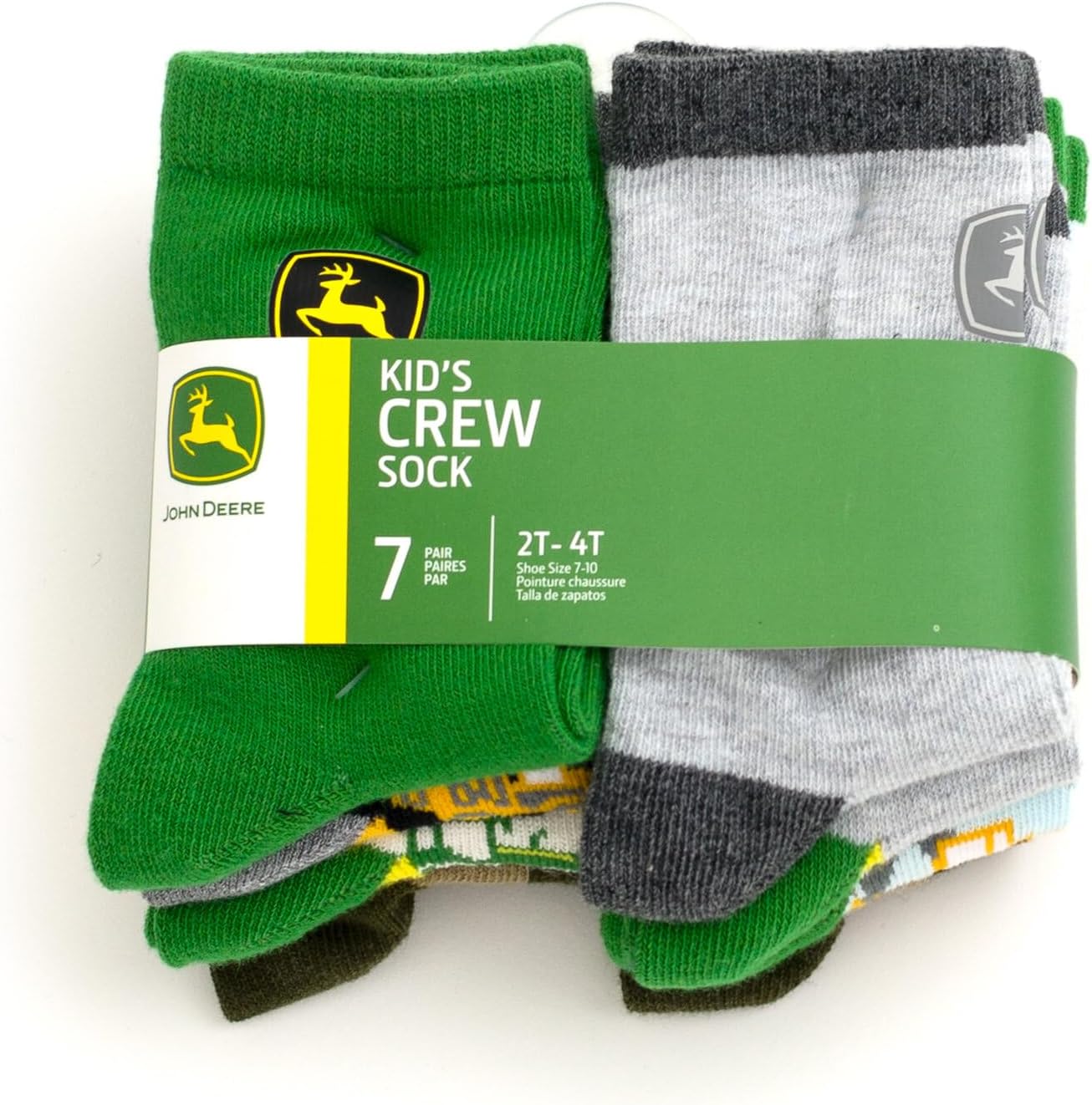 John Deere Kids Truck Socks Crew
