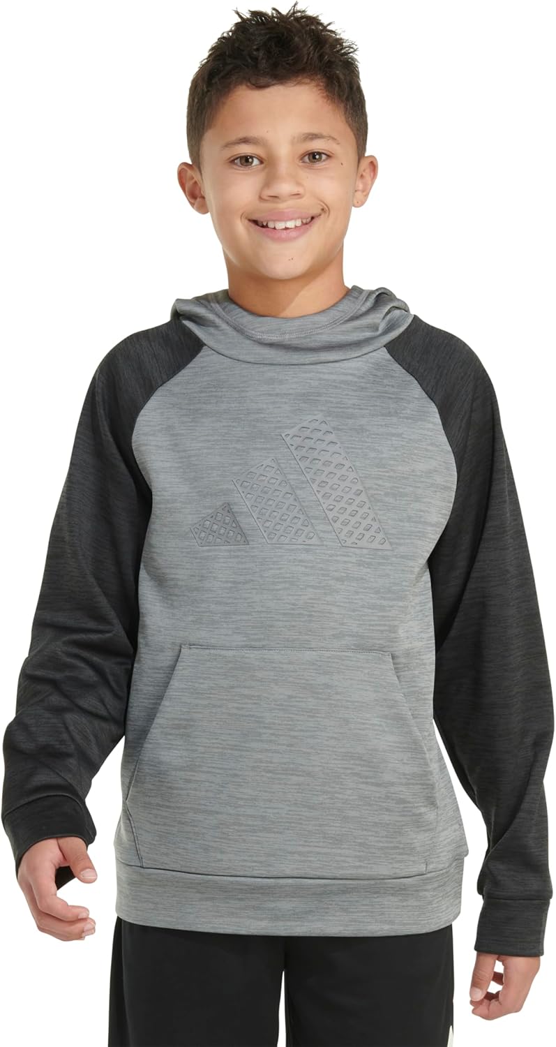 Adidas Boys Pullover Hoodie Poly