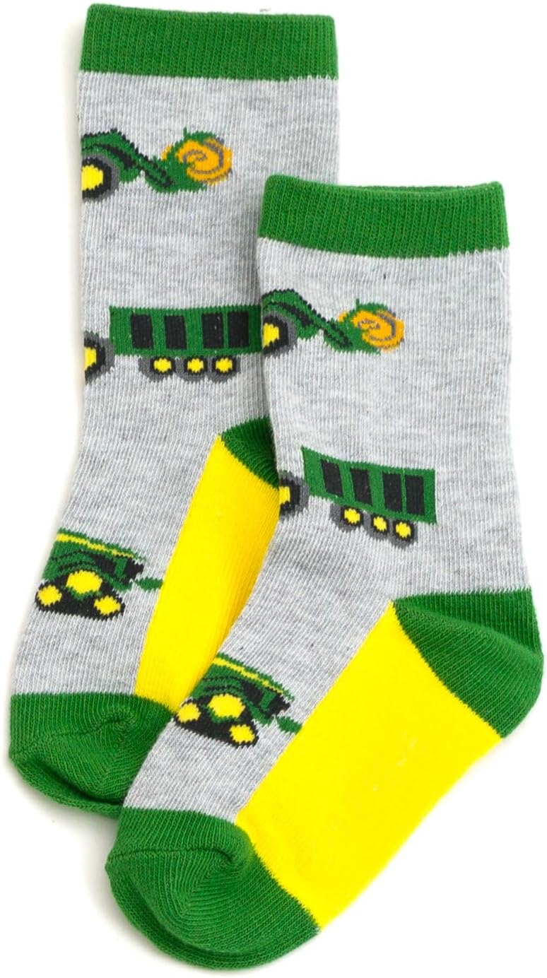 John Deere Kids Truck Socks Crew