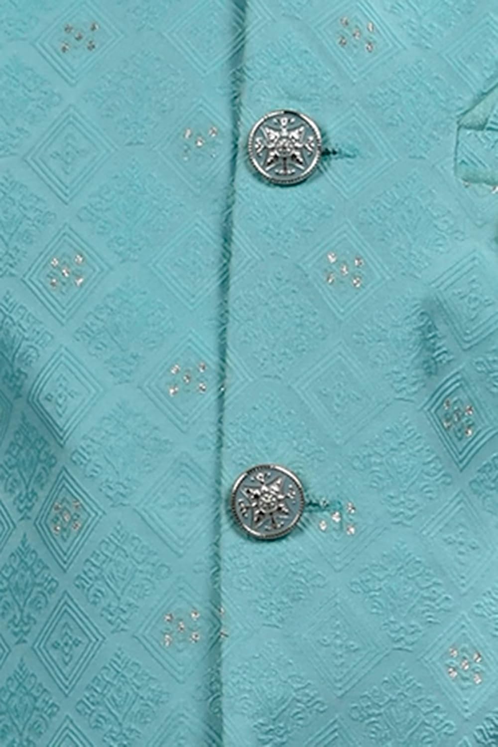 Perfect for Boys Luxurious Silk Blend Set Ethnic Modern Style