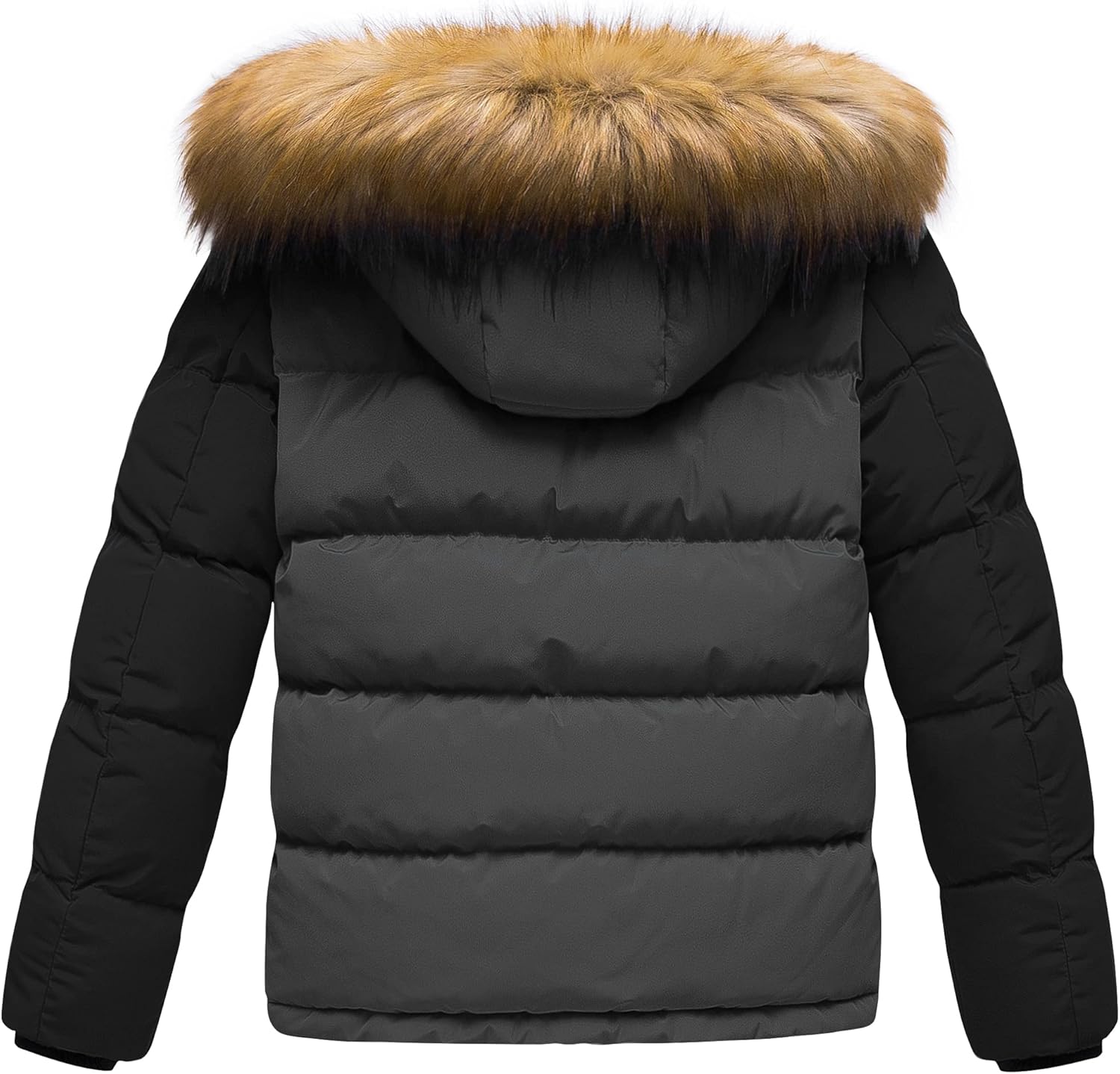 CREATMO US Boys Water Resistant Winter Coats Windbreaker Ski Jacket