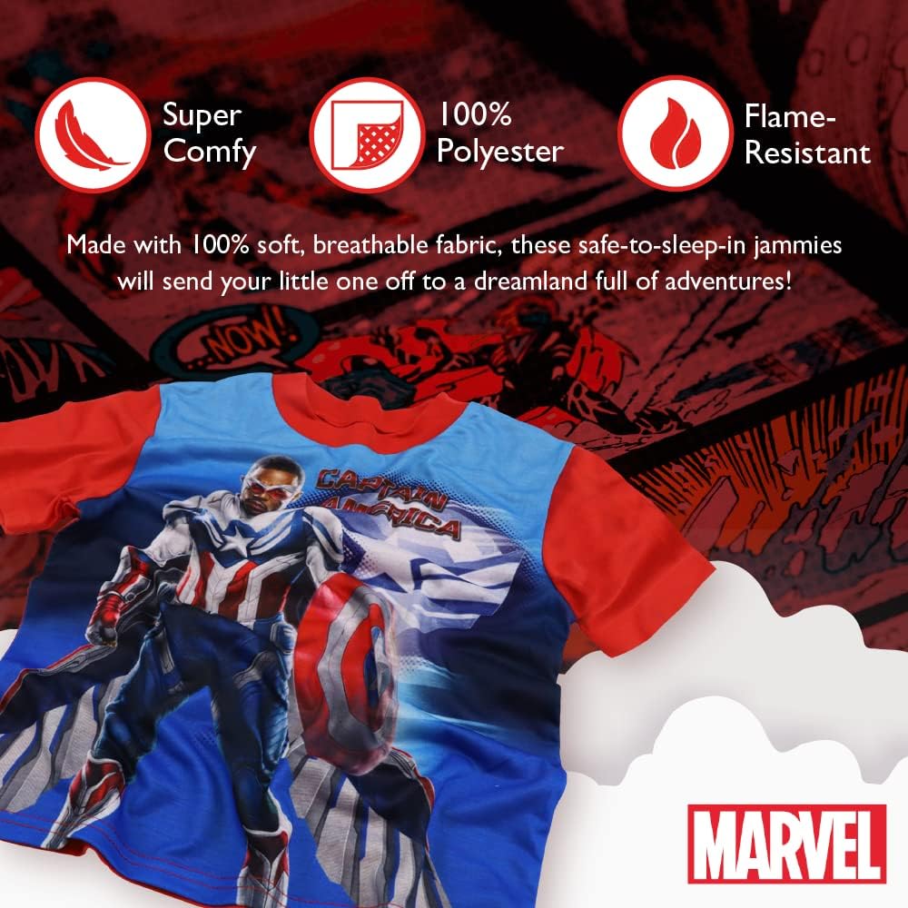 Marvel Boys Superhero Pajama Set