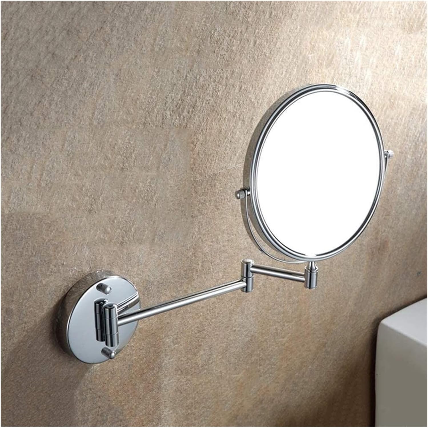 FUDGIO 6-inch Wall-Mounted Makeup Mirror Mask