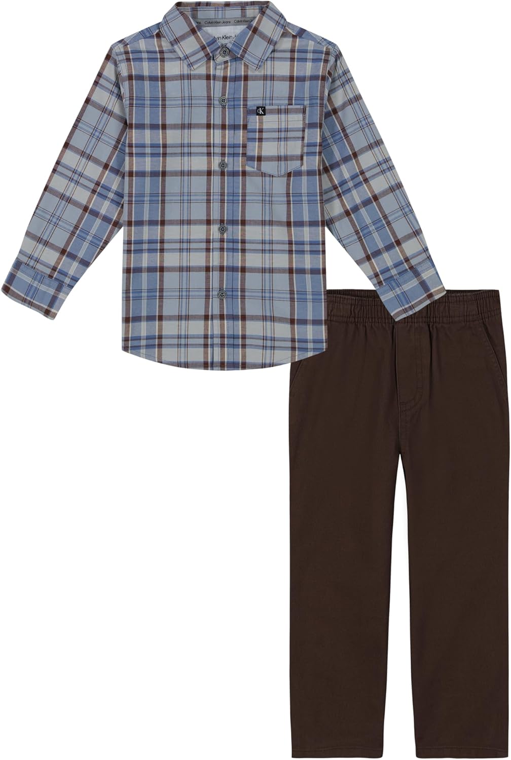 Stay Style-Ready with Calvin Klein Boys 2pc Woven Pant Set