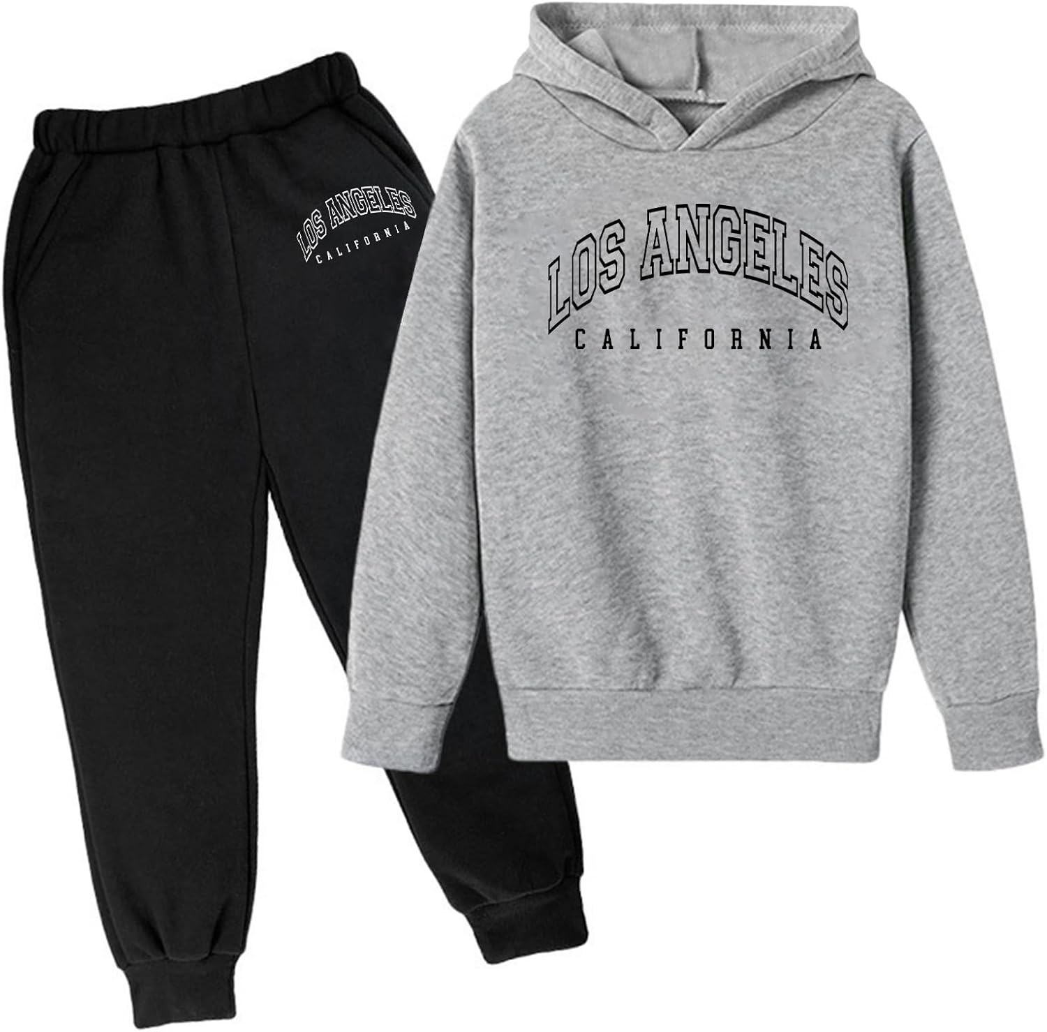 New York Boys Active Tracksuit 2-Piece Set Pullover Hoodie Jogger Pants
