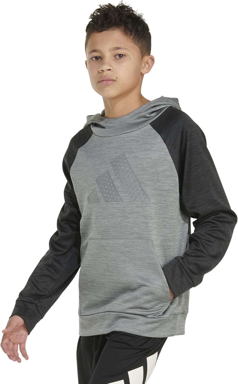 Adidas Boys Pullover Hoodie Poly
