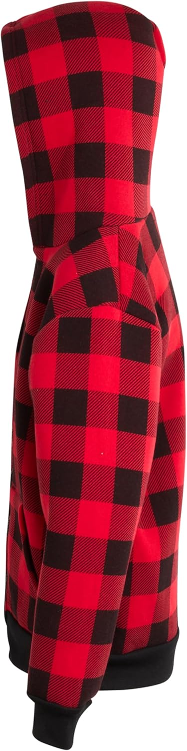 Quad Seven Boys Hoodie Sweatshirt - Sherpa Lined Heavyweight