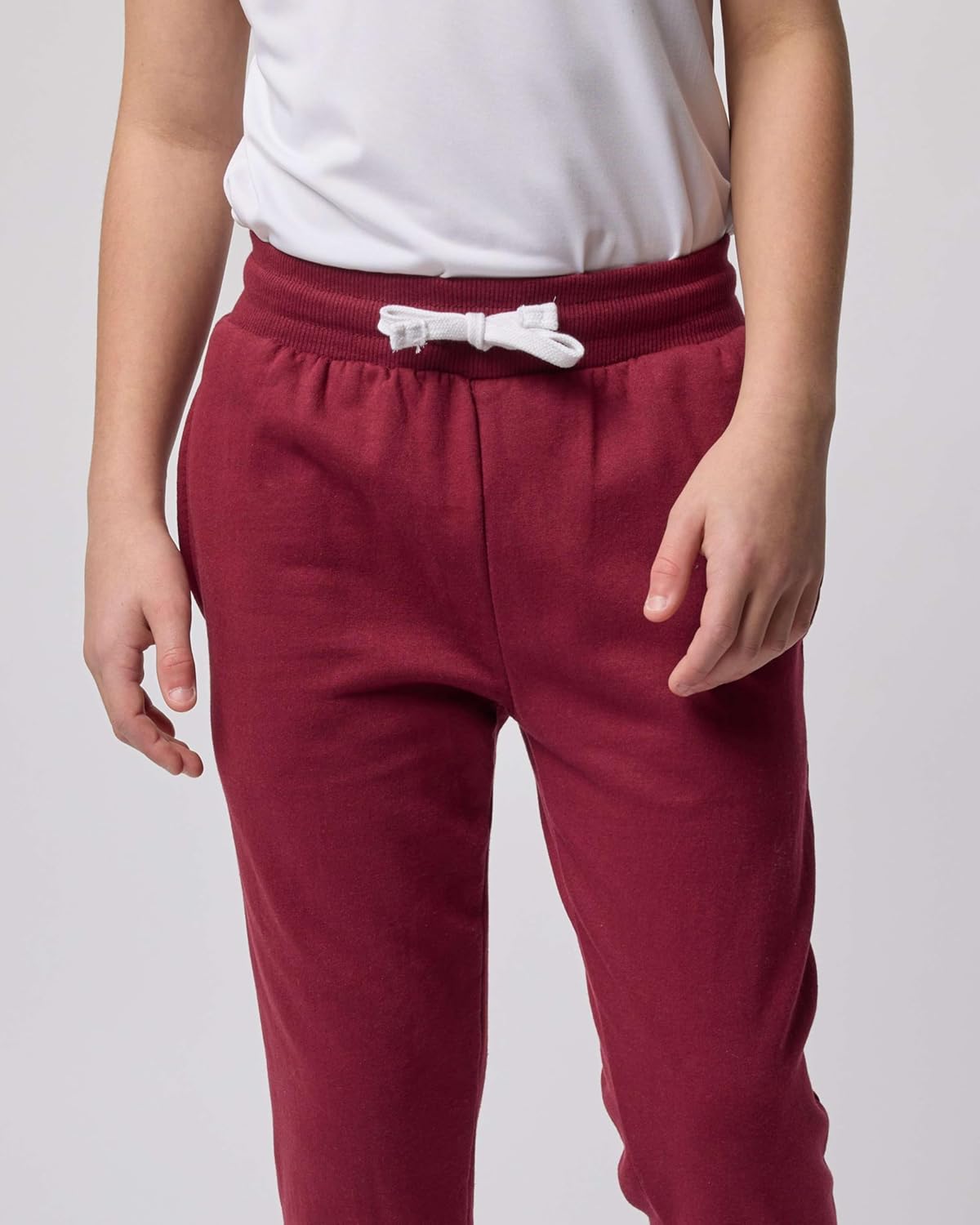 Real Essentials 3 Pack Boys Cotton Fleece Joggers Sweatpants