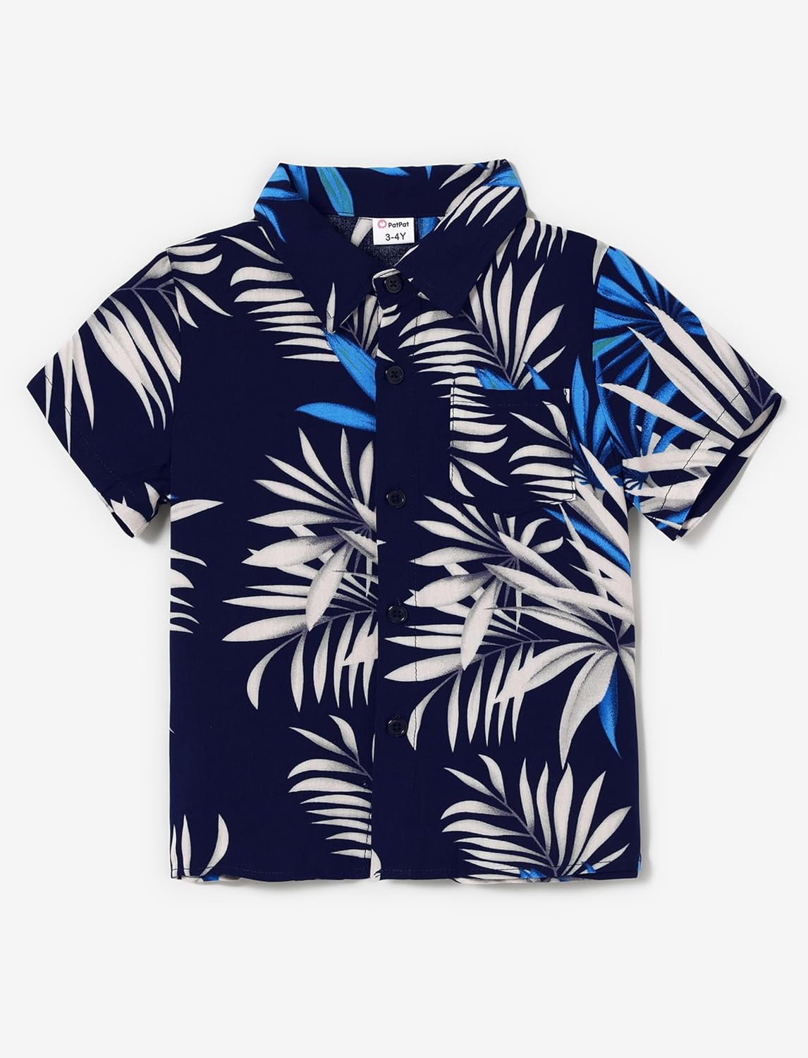 PATPAT Family Matching Hawaiian Outfits Mommy Me Summer Tropical Halter Shirts Sundresses
