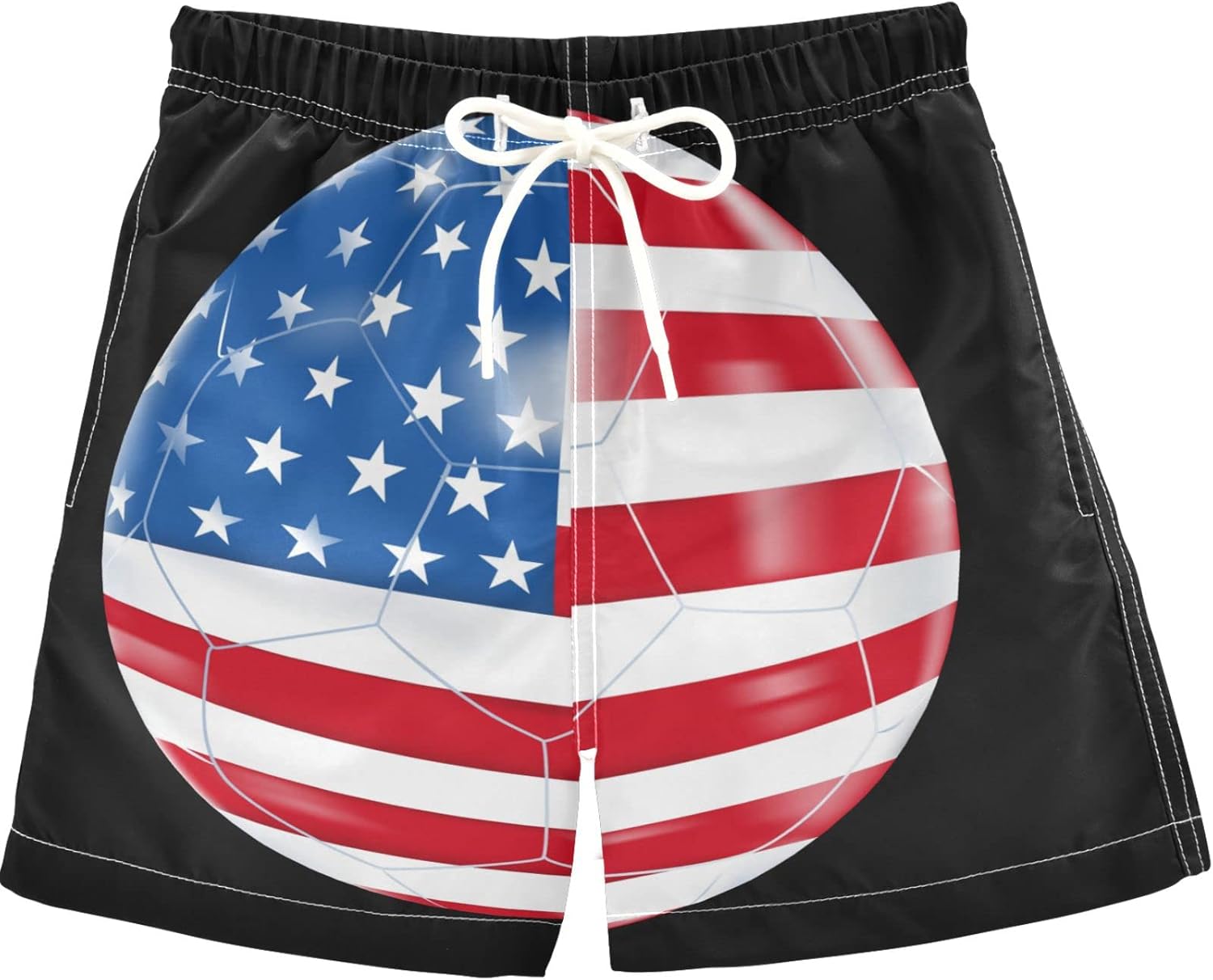 Summer Boys USA Flag Swim Trunks