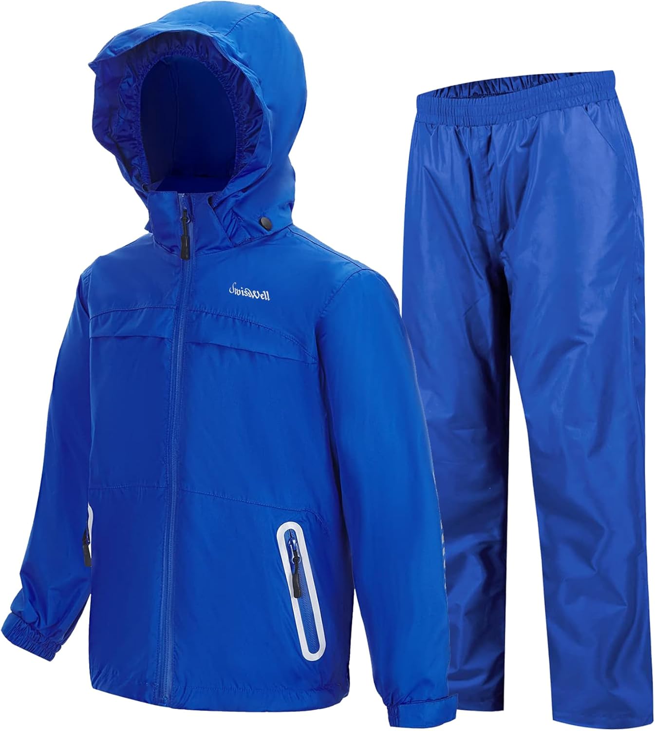 All-Day Waterproof Wet Look rain jacket for kids