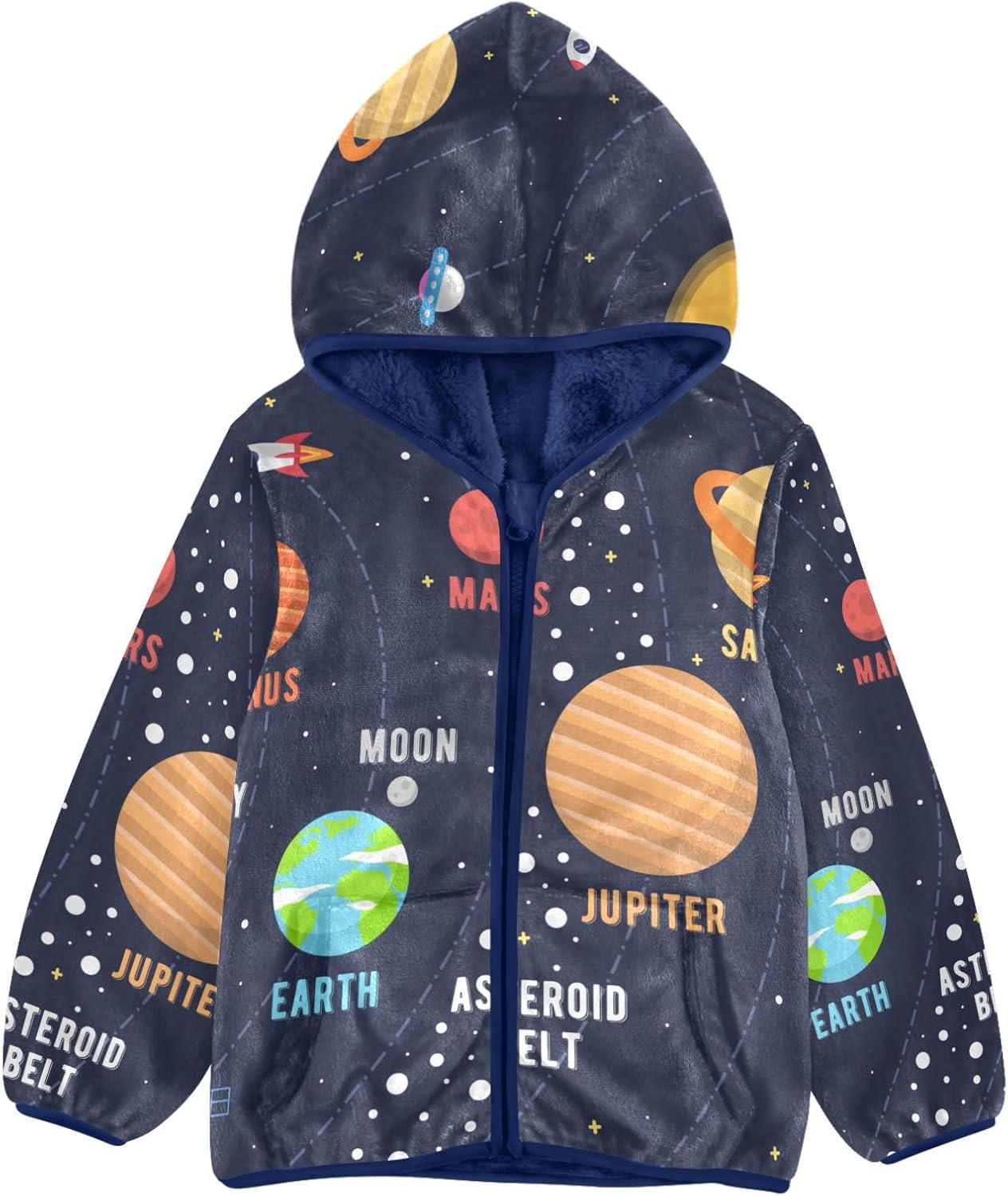 Aflyko Kids Fleece Hooded Jacket 3-10 Years