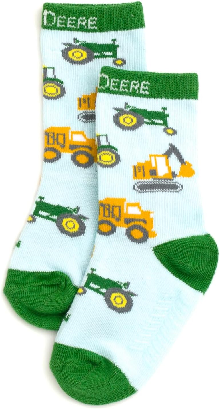 John Deere Kids Truck Socks Crew