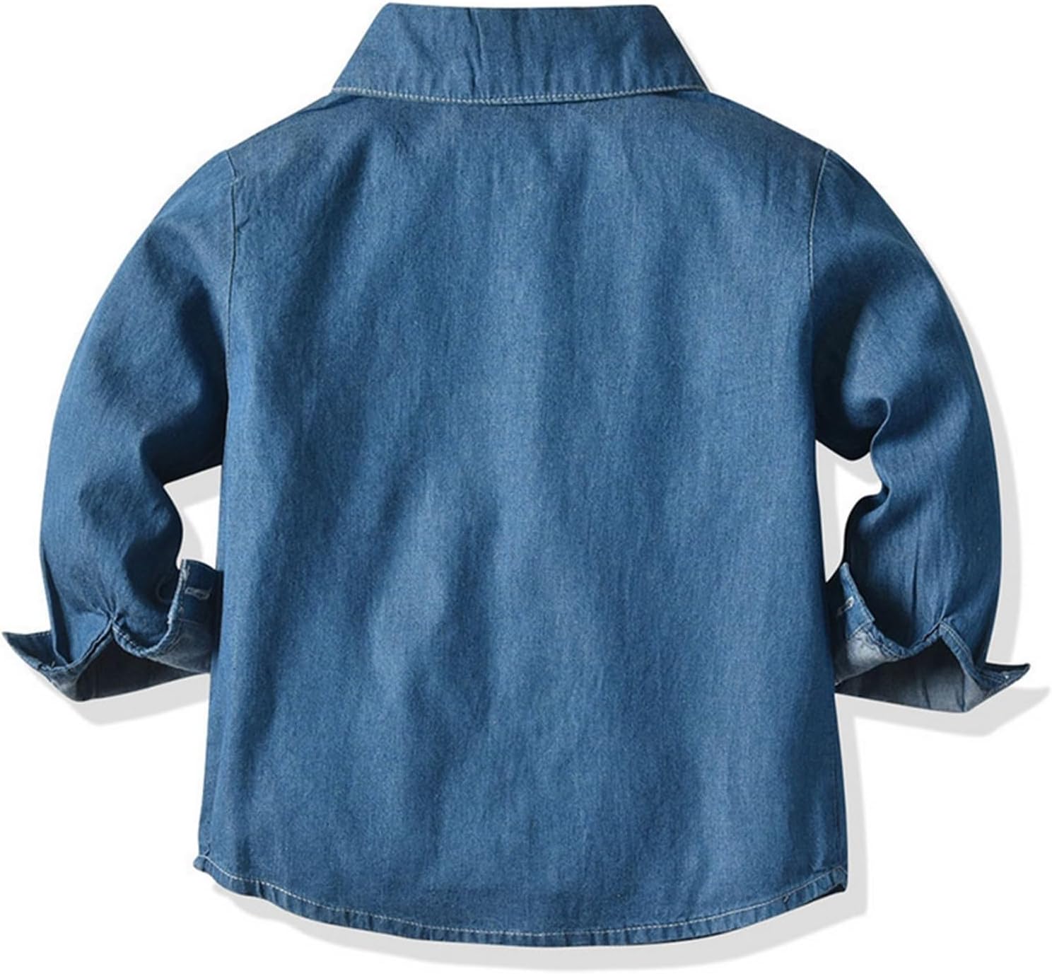 Boys Girls Autumn Thermal Denim Lapel Jacket