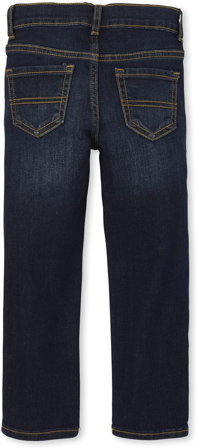 The Childrens Place Boys Stretch Straight Leg Jeans 4-Pack