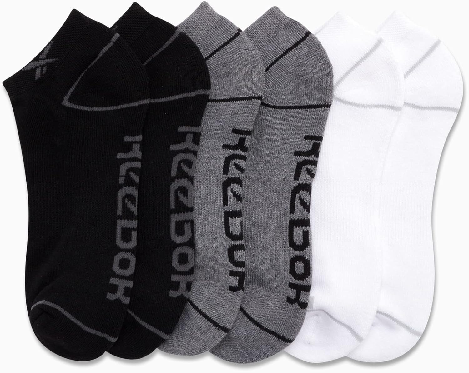 Reebok Boys Ankle Socks 6 Pack with Arch Support