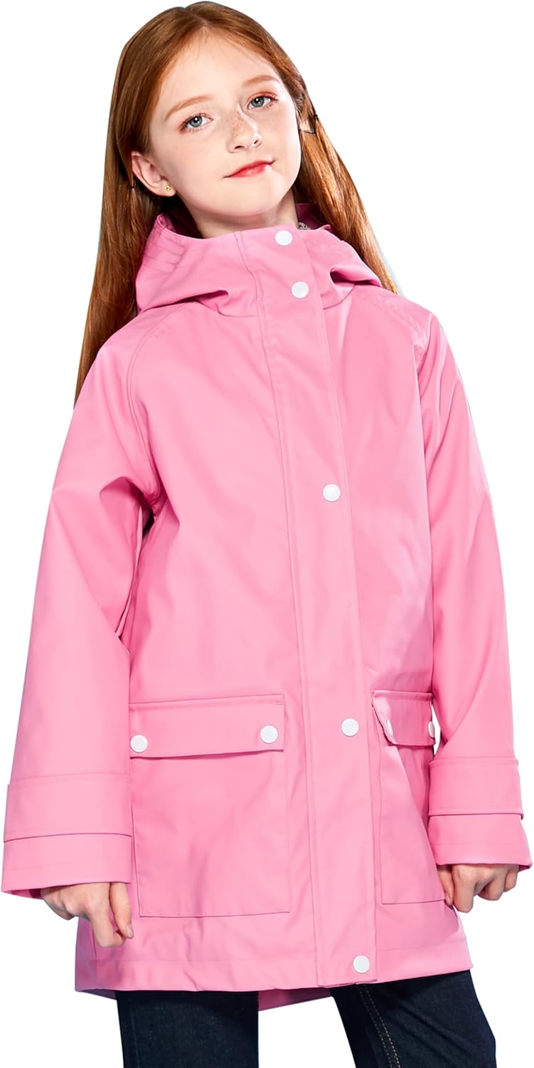 SOLOCOTE Kids Rain Jackets