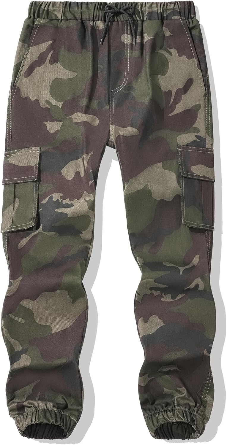 Comfy Camo Cargo Joggers for Boys
