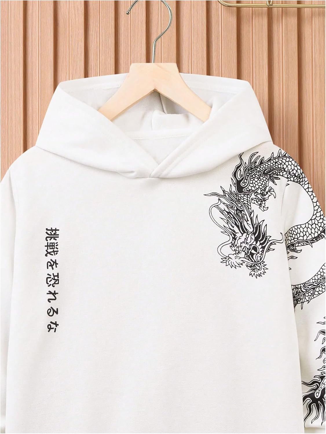 GORGLITTER Dragon Print Hoodie