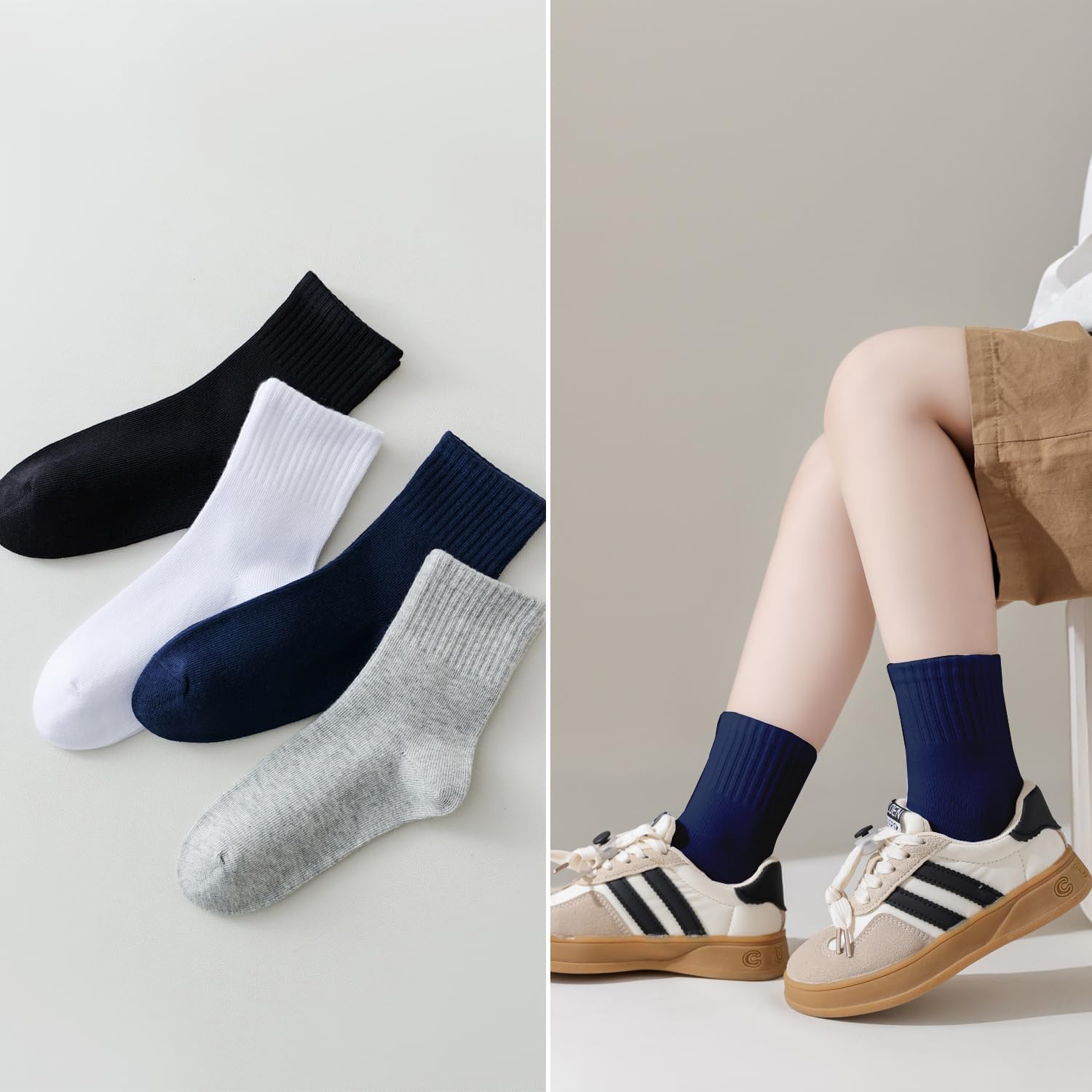 EPEIUS Kids Crew Socks