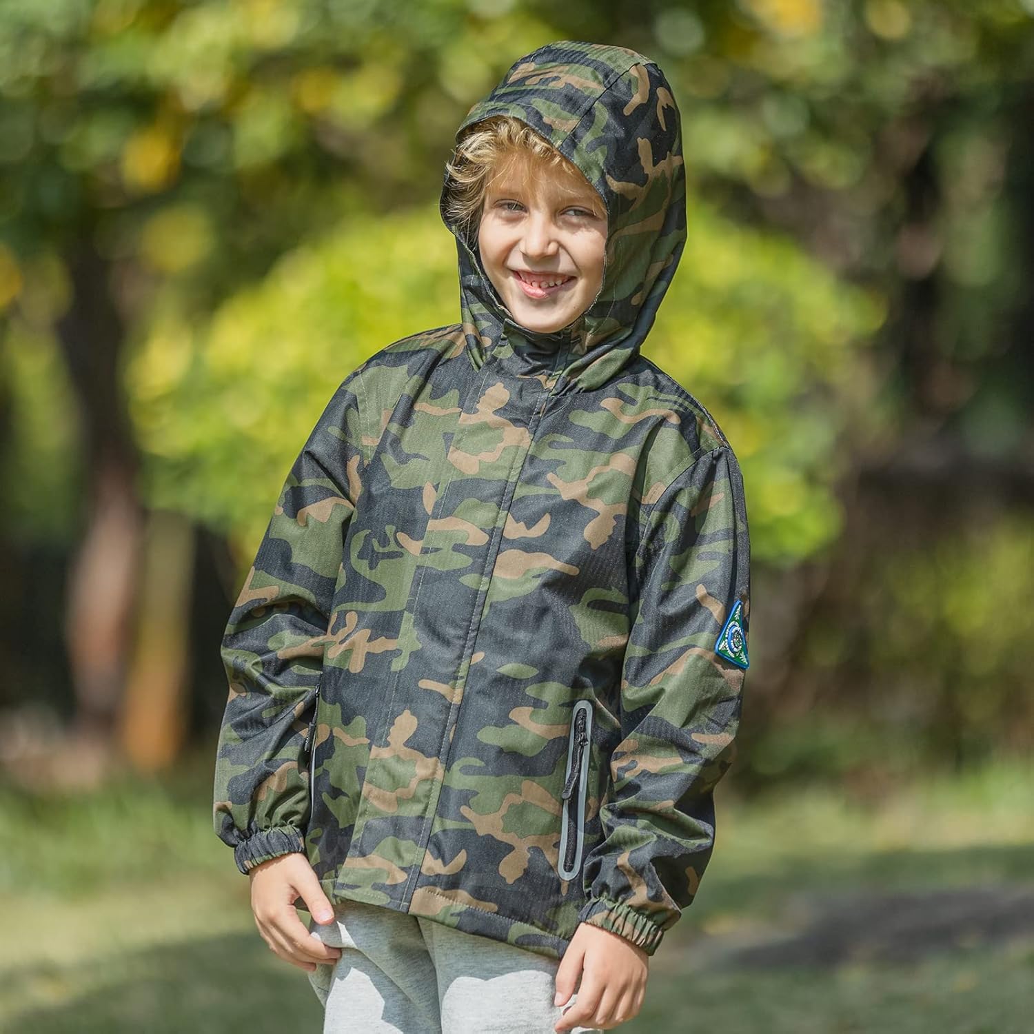 Double-Layer Waterproof Jacket for Kids
