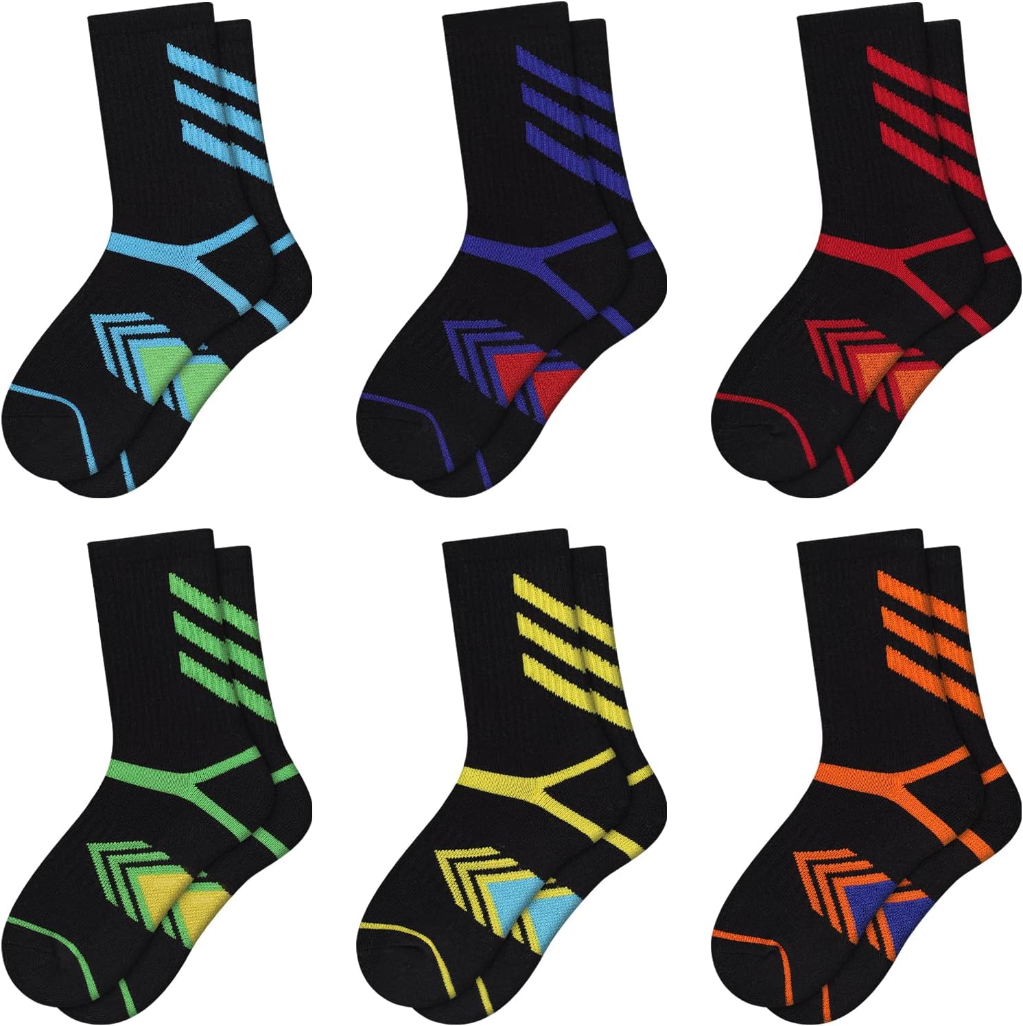 Perfect Half-Cushioned Boys Crew Socks