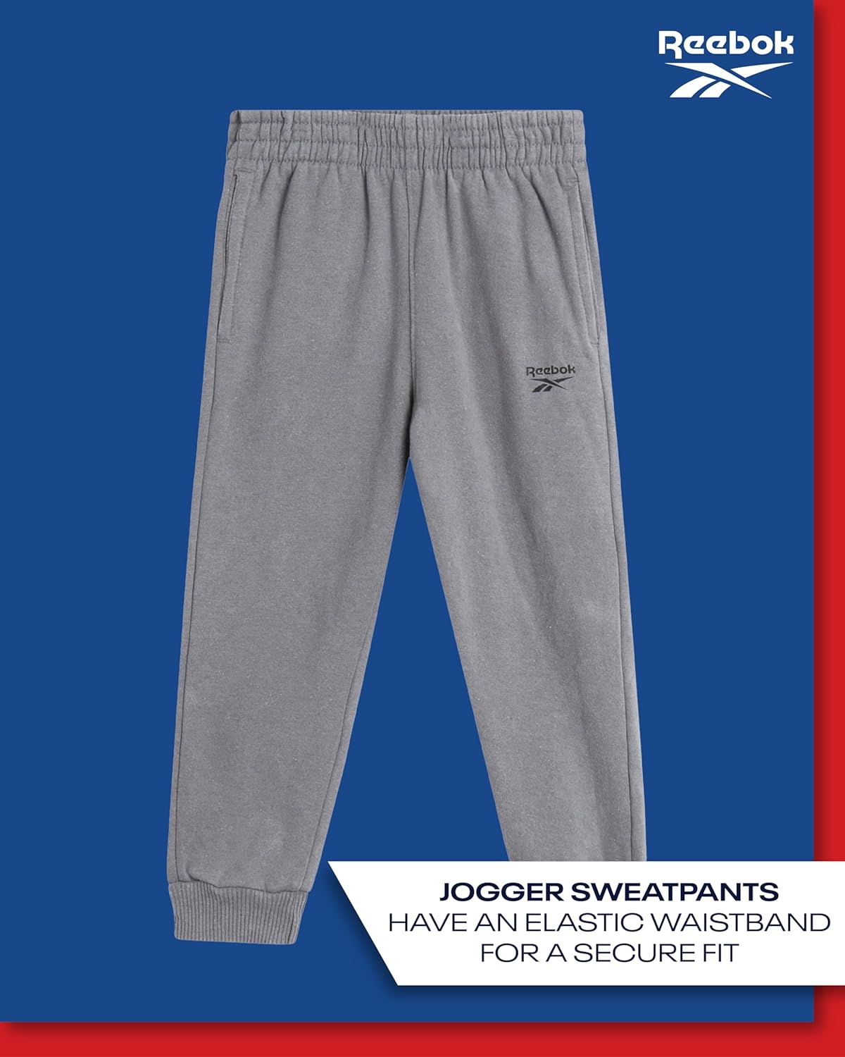 Reebok Baby Boys Efficiently Active Style 2-Piece Fleece Hoodie Jogger Sweatpants