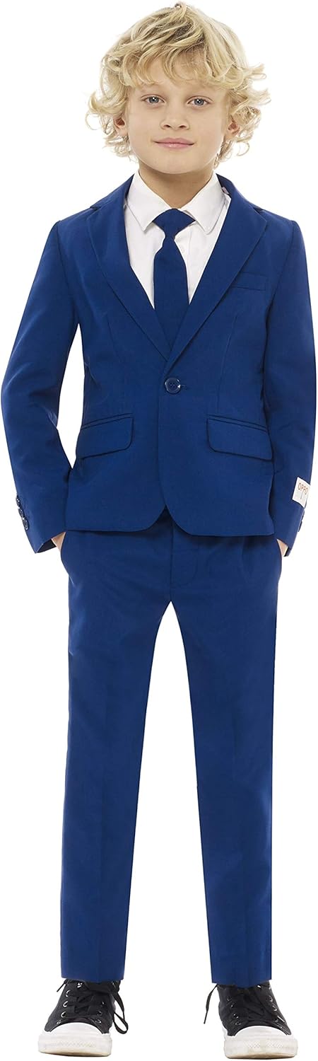 Opposuits Boys Slim-Fit Party Suit for Prom Weddings More