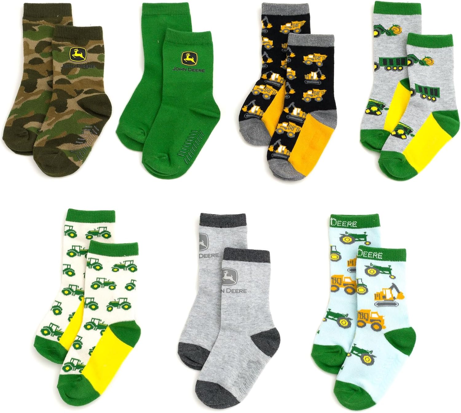 John Deere Kids Truck Socks Crew