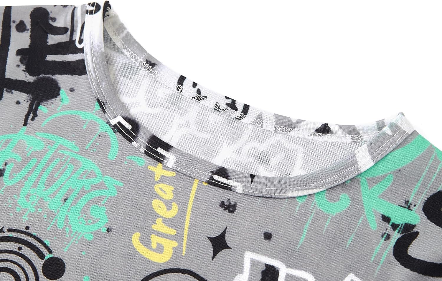 Beezizac Boys Pajamas with Trendy Graphic Design