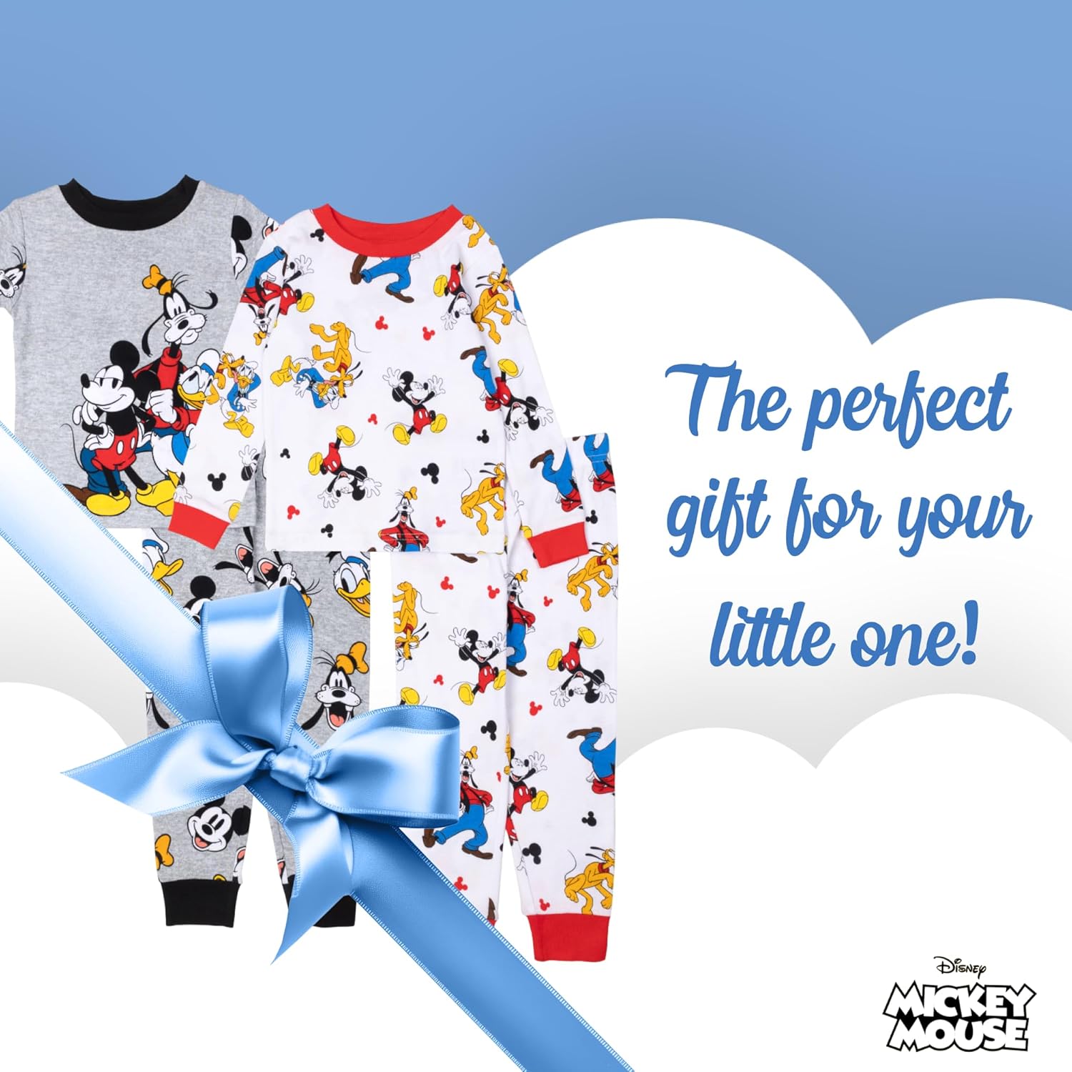 Disney Boys Snug-fit Cotton Pajama Set Soft Cute for Kids