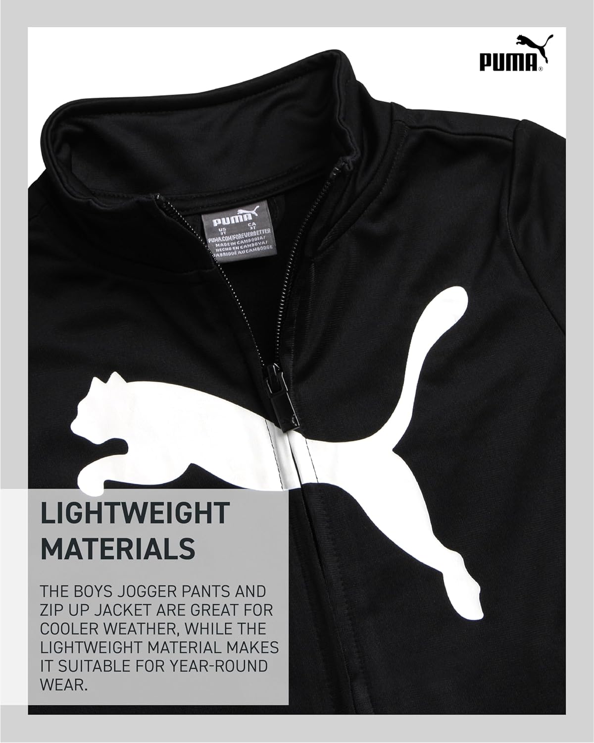 PUMA Toddler Boys Active Tracksuit Set