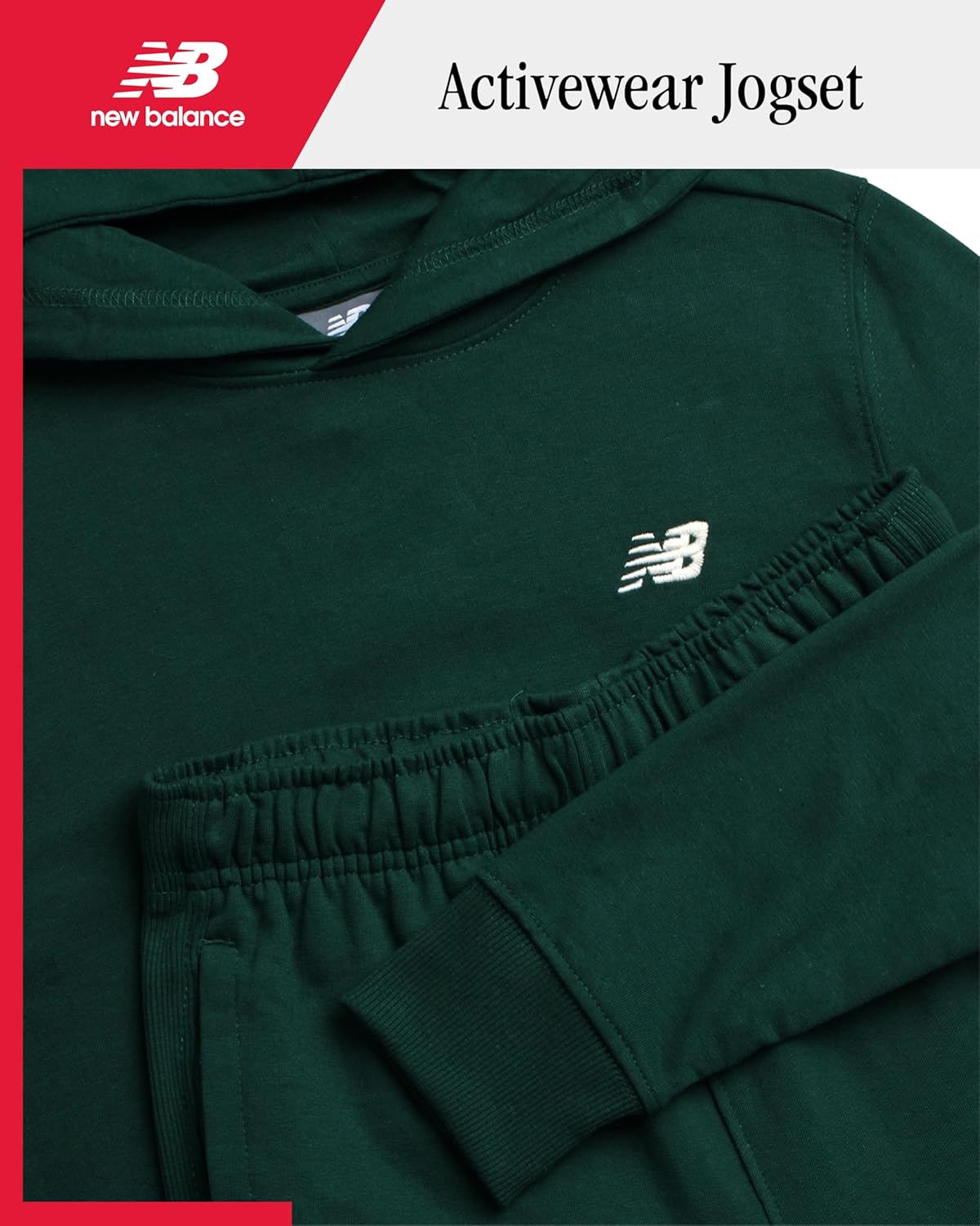 New Balance Boys Joggers 2 Piece Set - Hoodie Sweatpants