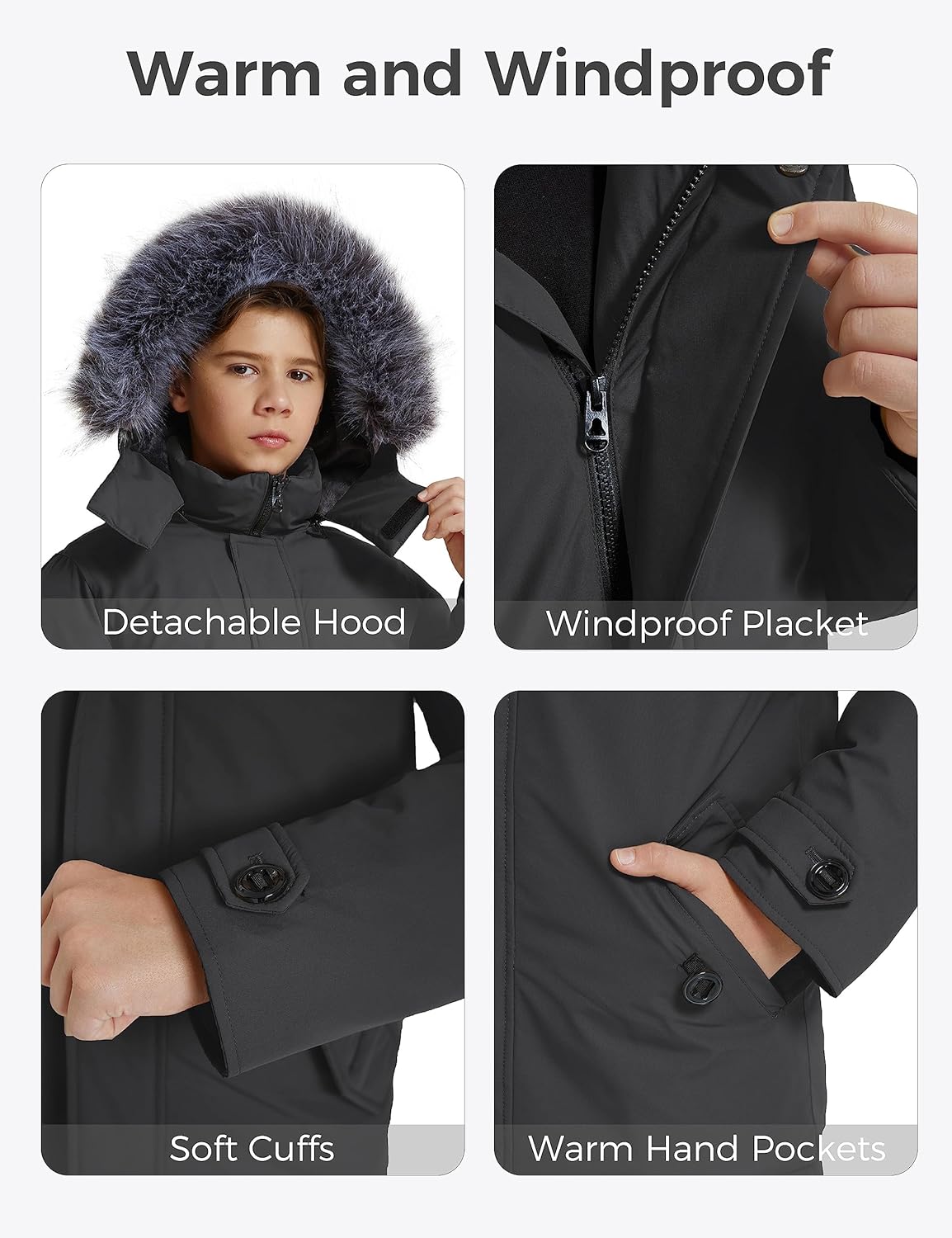 Stay Cozy in Winter with Wantdo Boys Waterproof Puffer Jacket