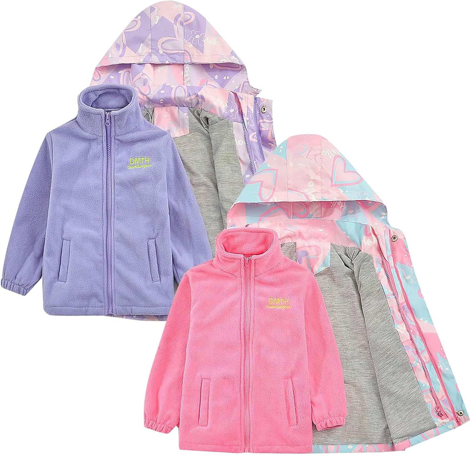 Adjustable Fit Water Snowproof Jacket for Kids