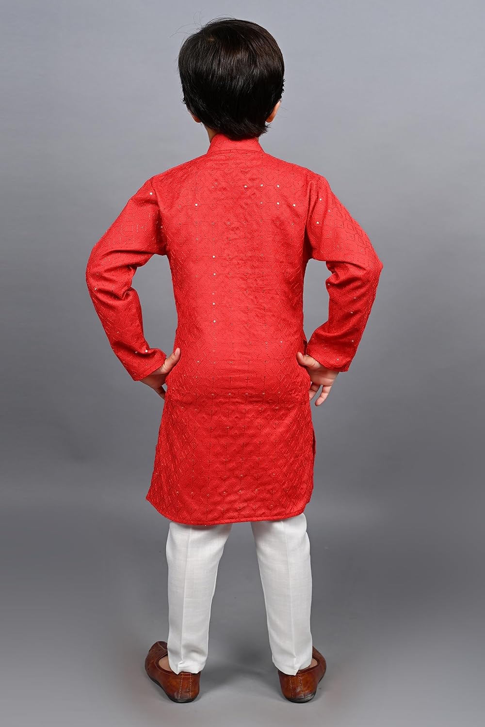 AHHAAAA Kids Ethnic Kurta Pajama Set for Boys