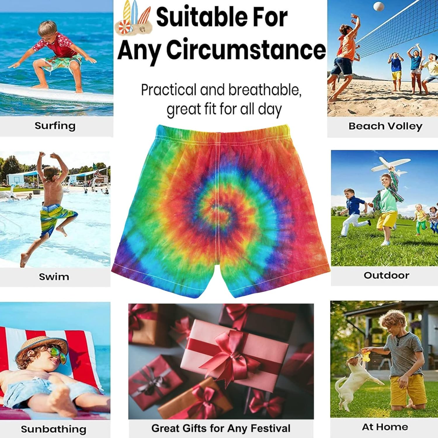 juniors boys surfacing board shorts and swim trunks