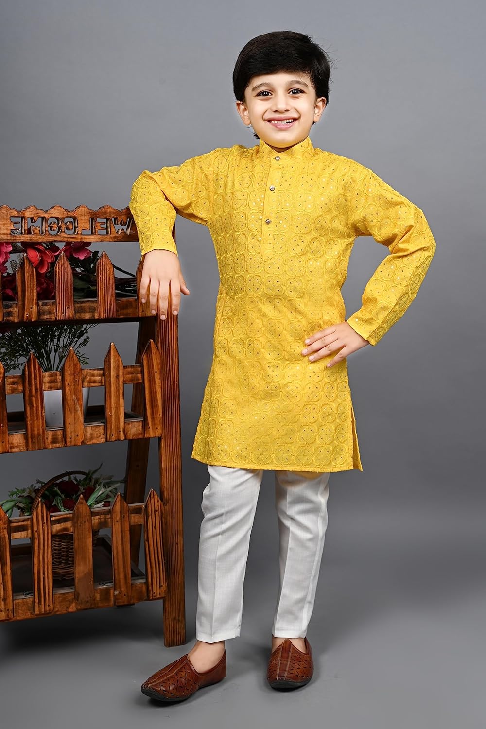 AHHAAAA Indian Ethnic Kurta Pajama Set