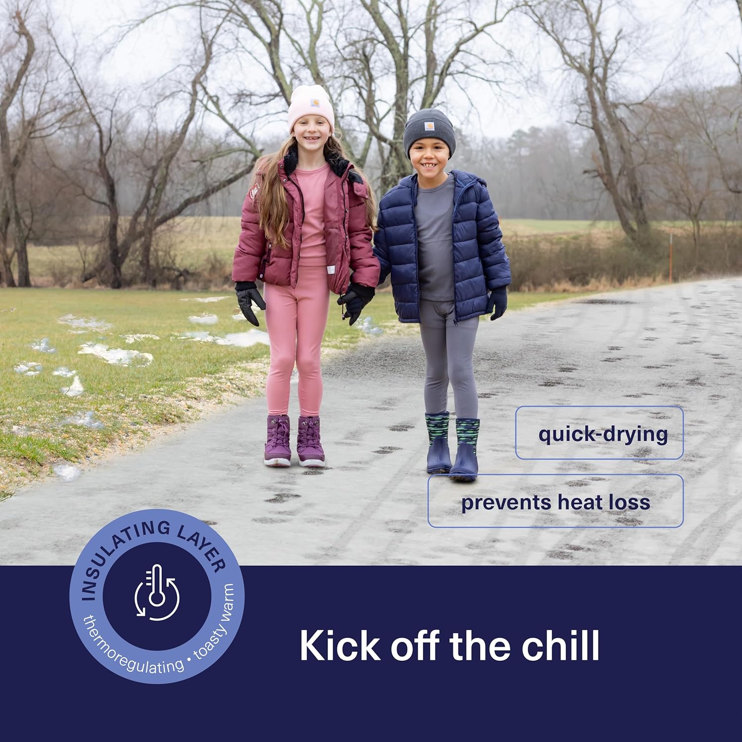 Kickoff Flexwear Thermal Underwear Set for Boys