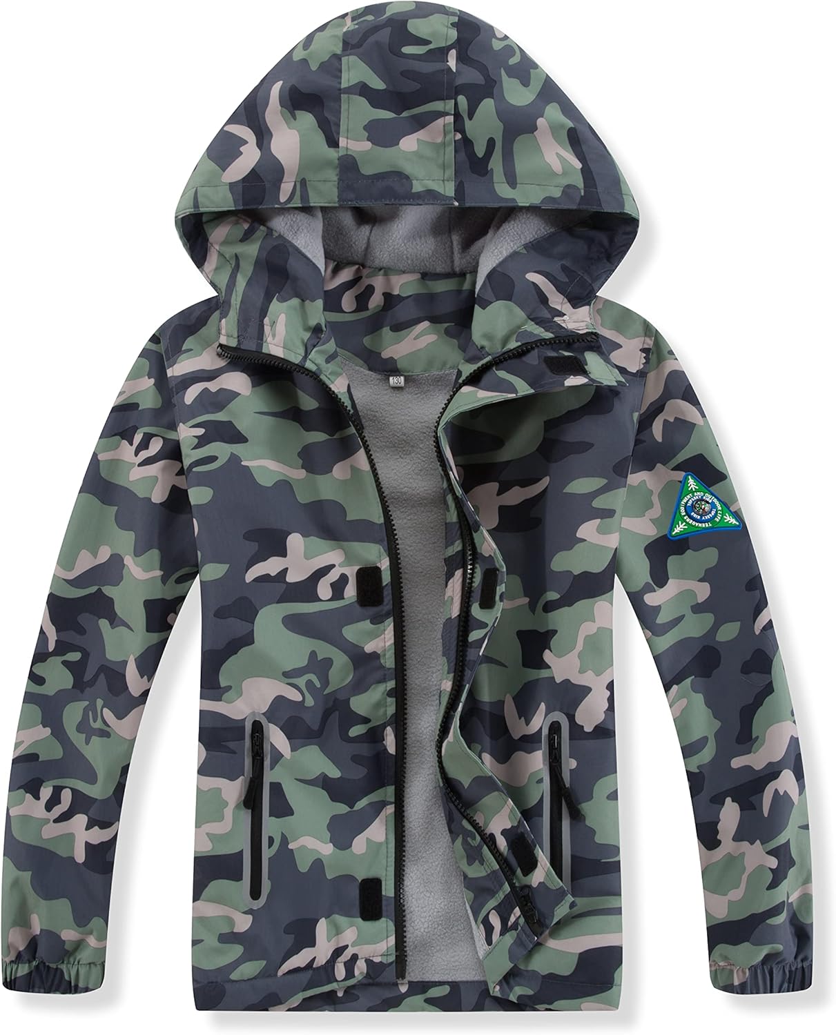 Waterproof Kids Rain Jacket With Hood for Outdoor Adventures