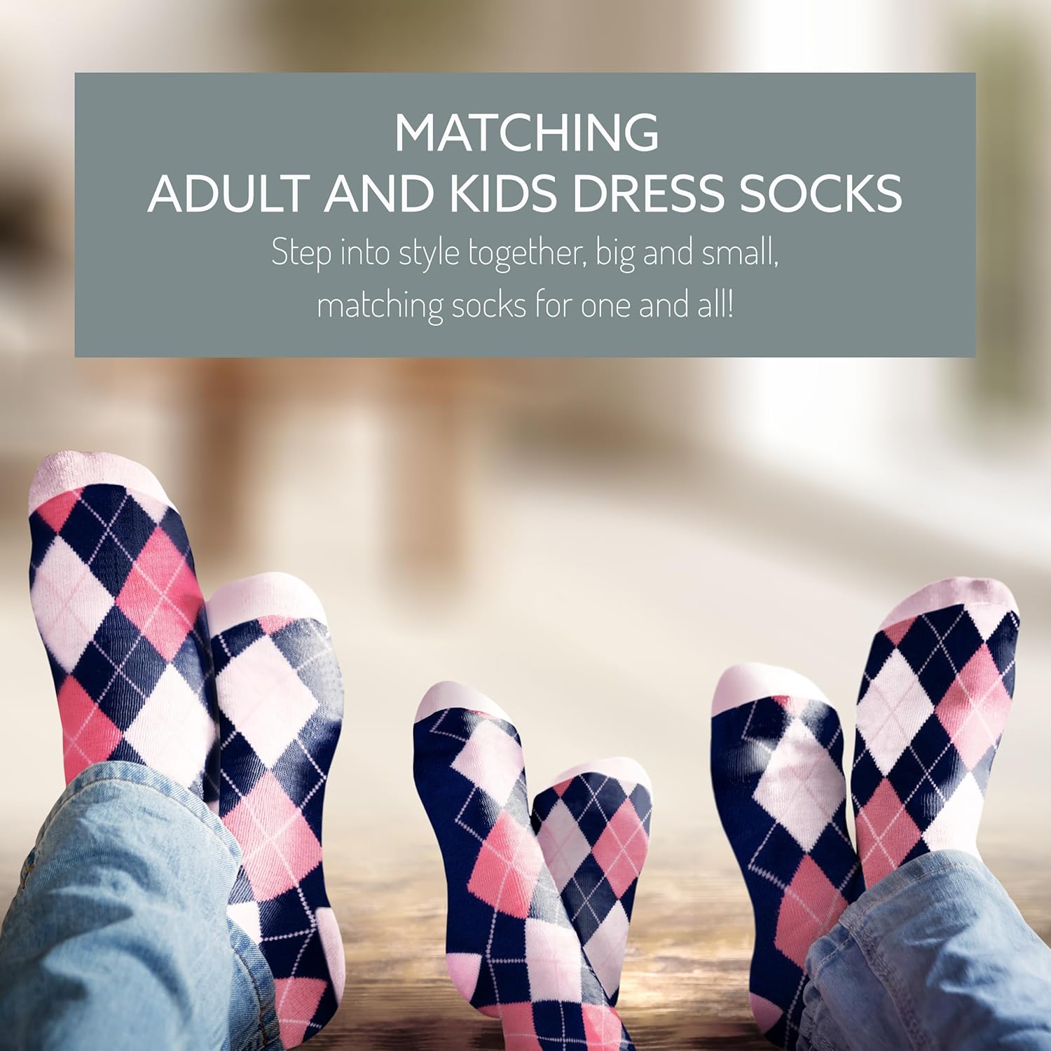 Kids Boys Fun Dress Socks with Colorful Patterns