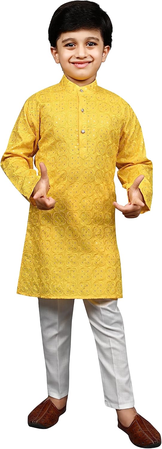 AHHAAAA Indian Ethnic Kurta Pajama Set