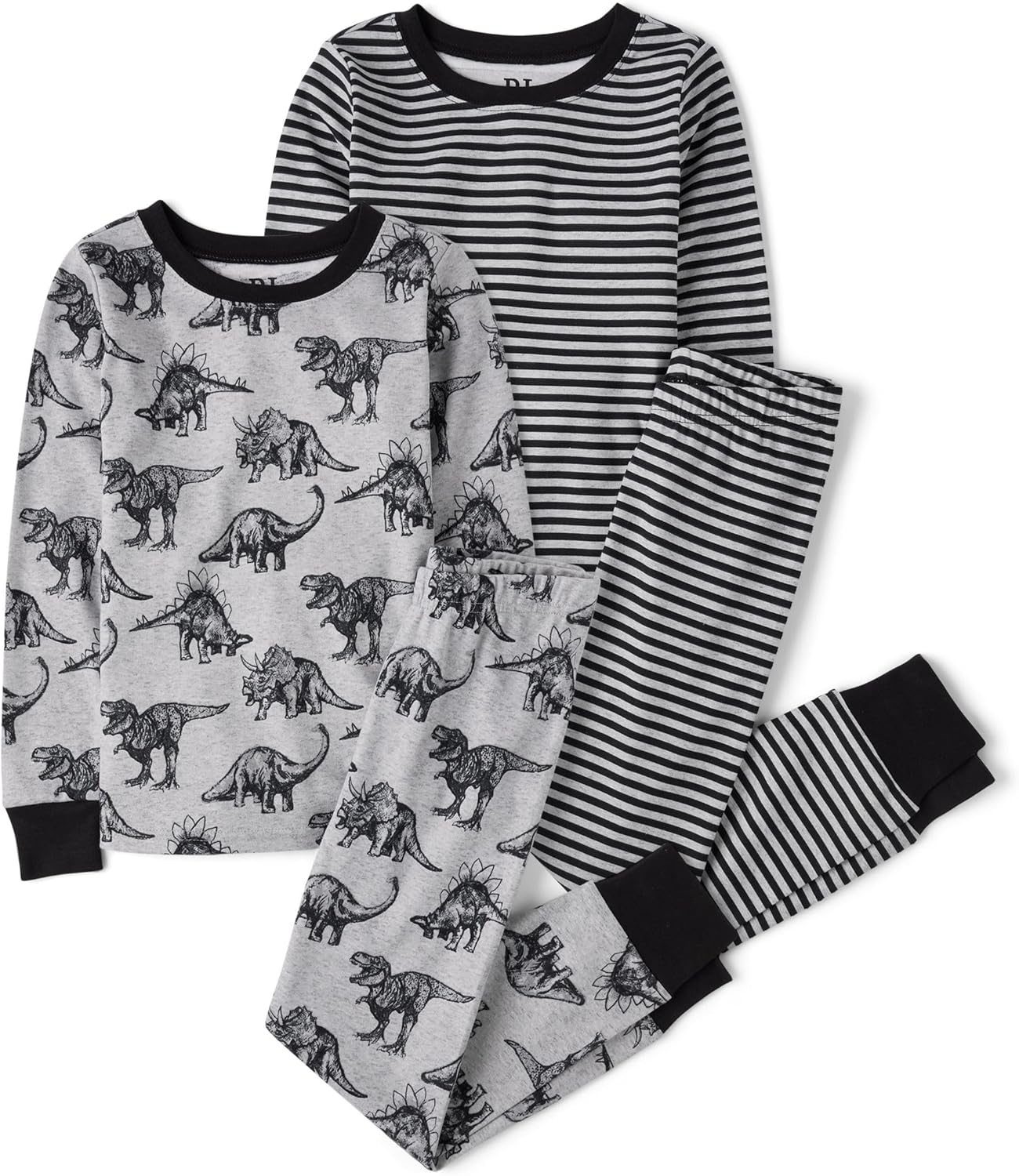 The Childrens Place Boys 100 Cotton Pajama Set Long Sleeve and Pants