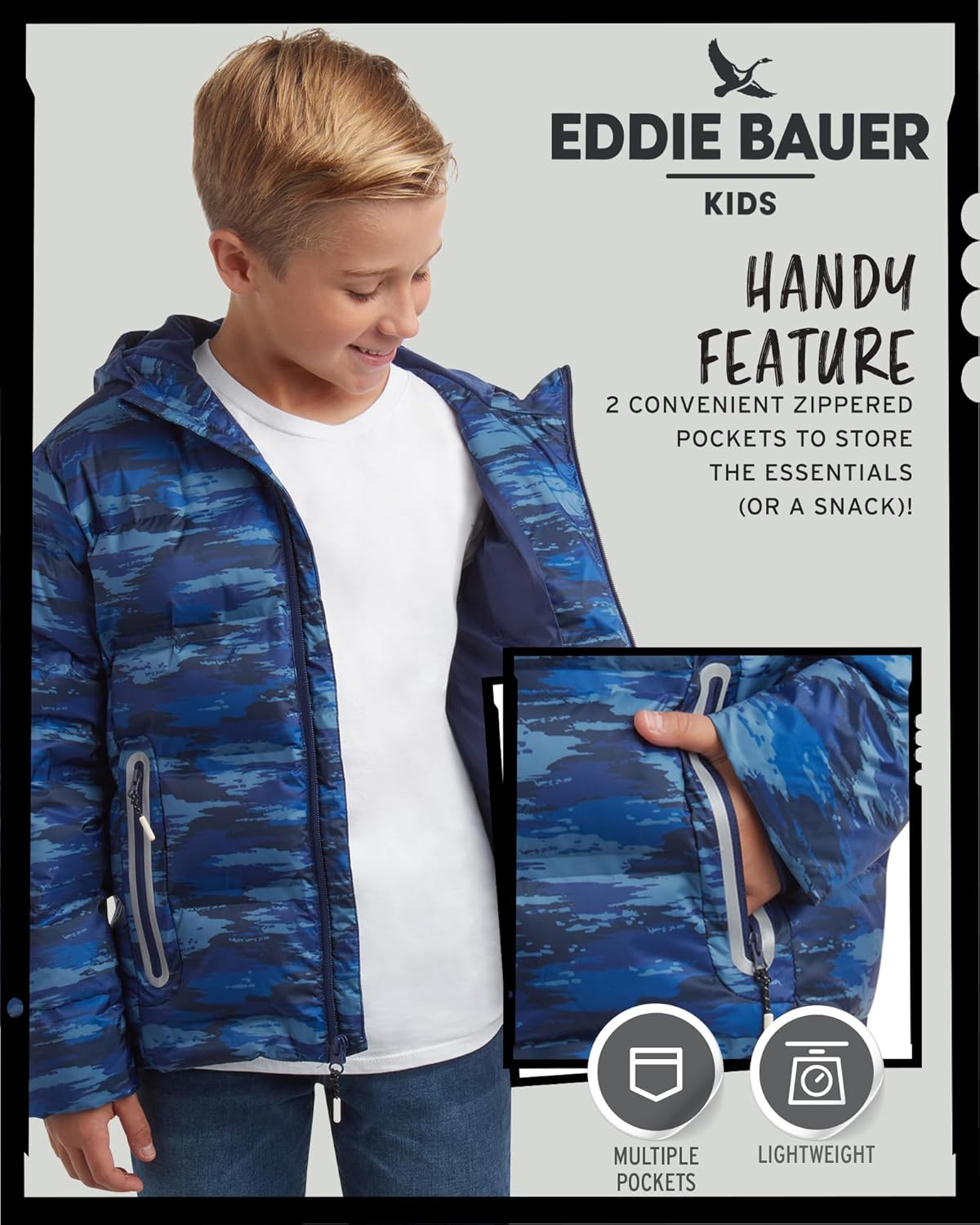 Eddie Bauer Kids Winter Jacket Warm and Stylish
