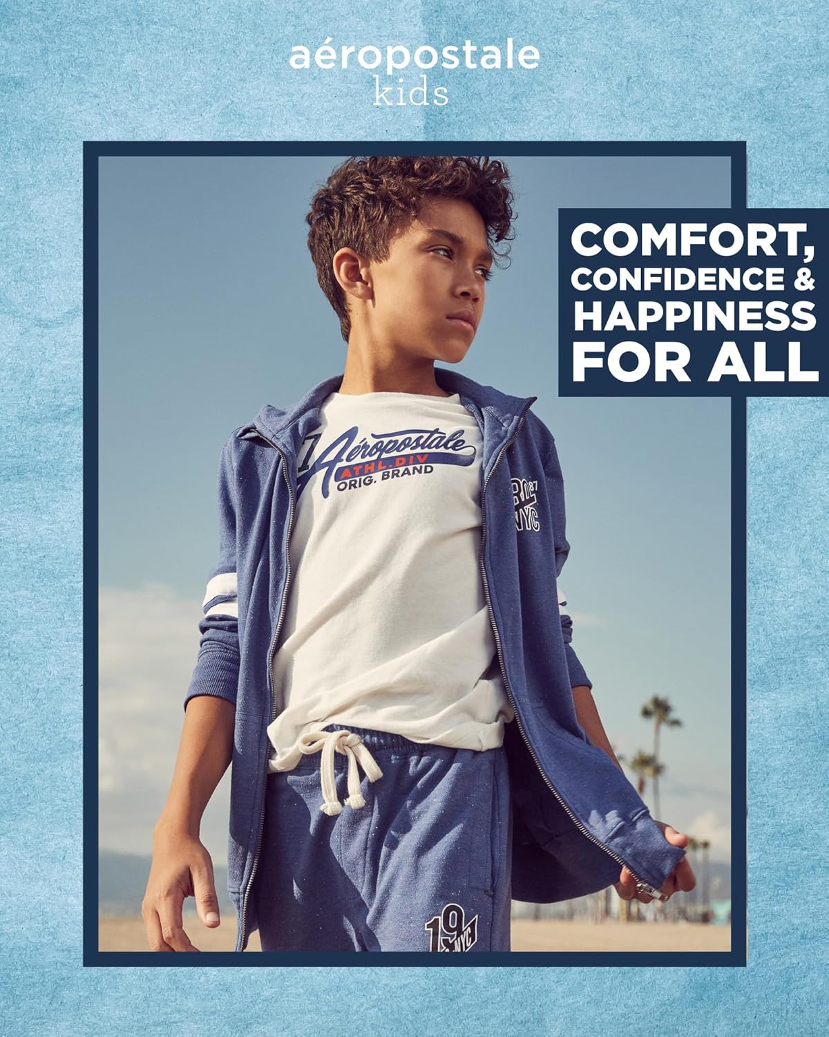 AEROPOSTALE Boys Tracksuit Set - Comfort Style with licensed logo
