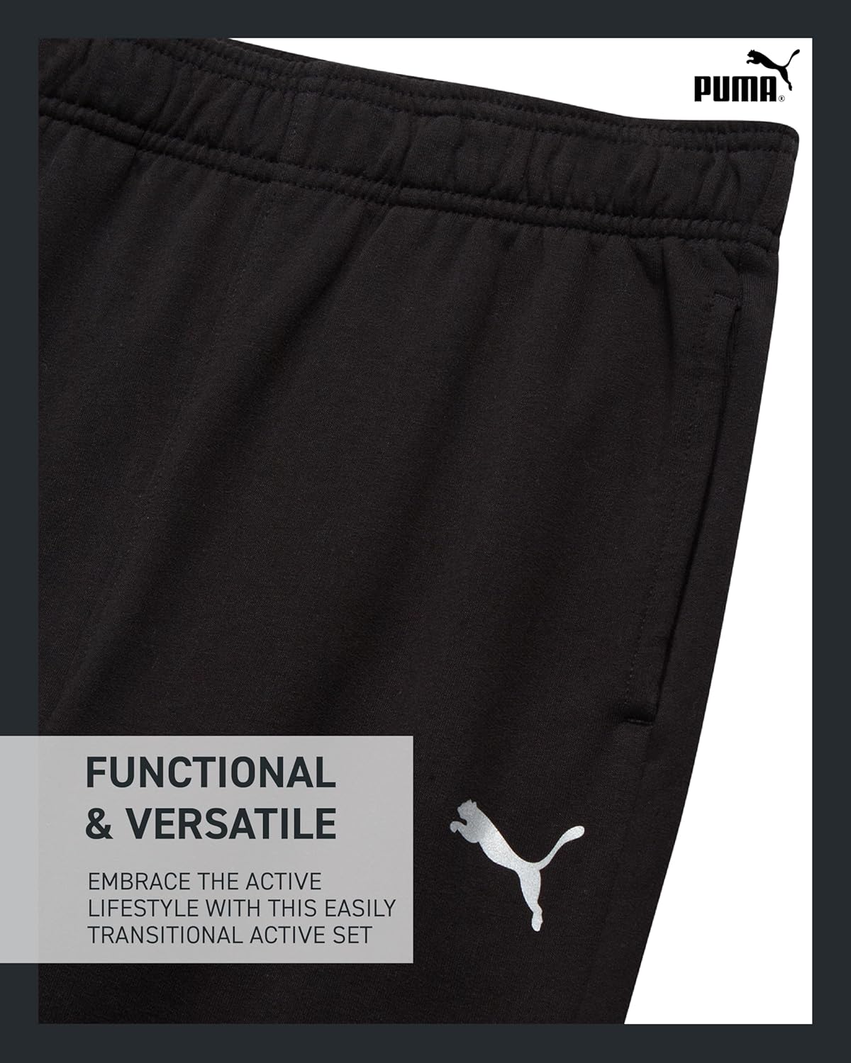 Puma Boys 3 Piece Jogger Set for 4-16 Years Old
