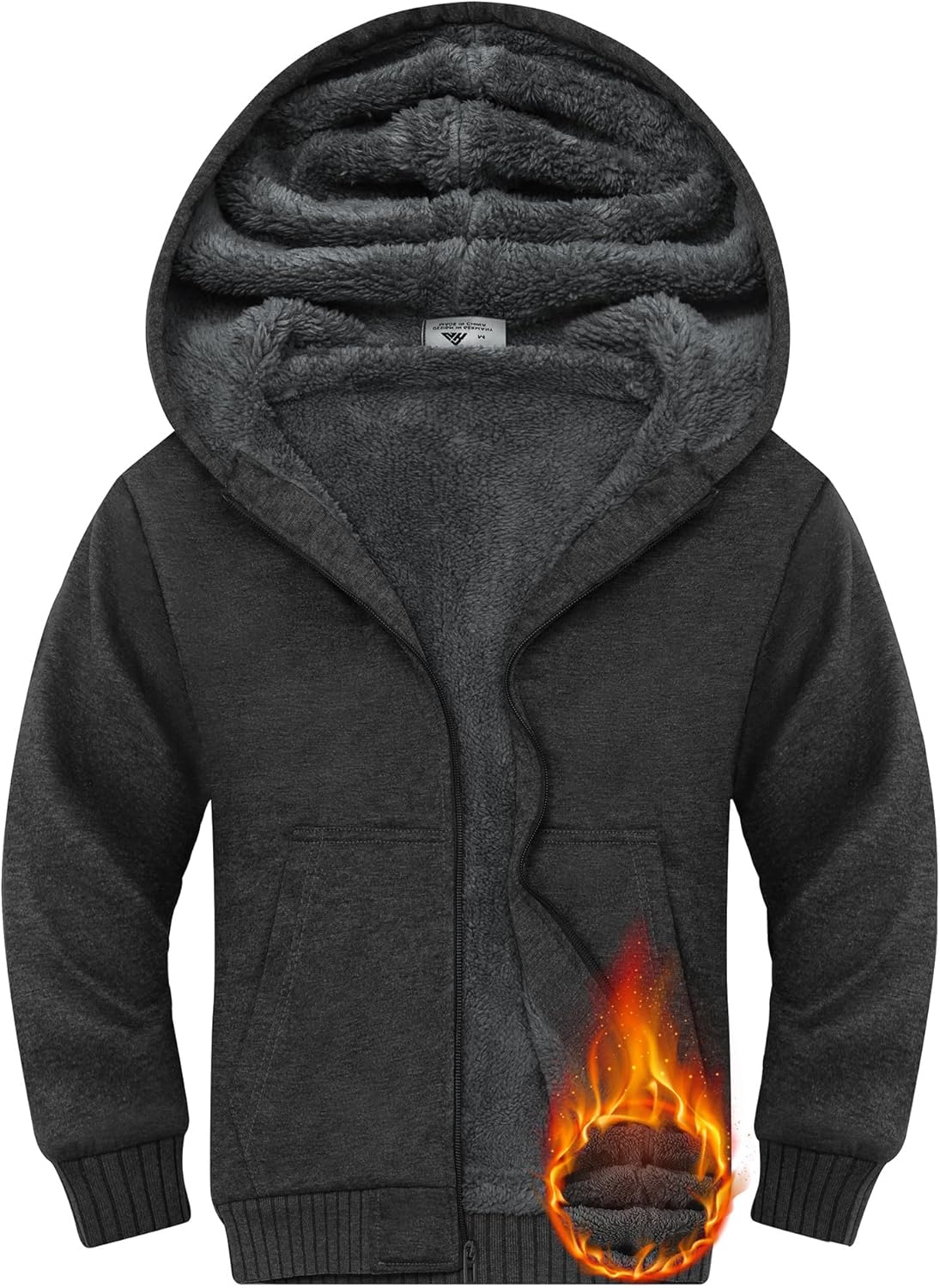 Kids Teens Boys Fleece Jacket