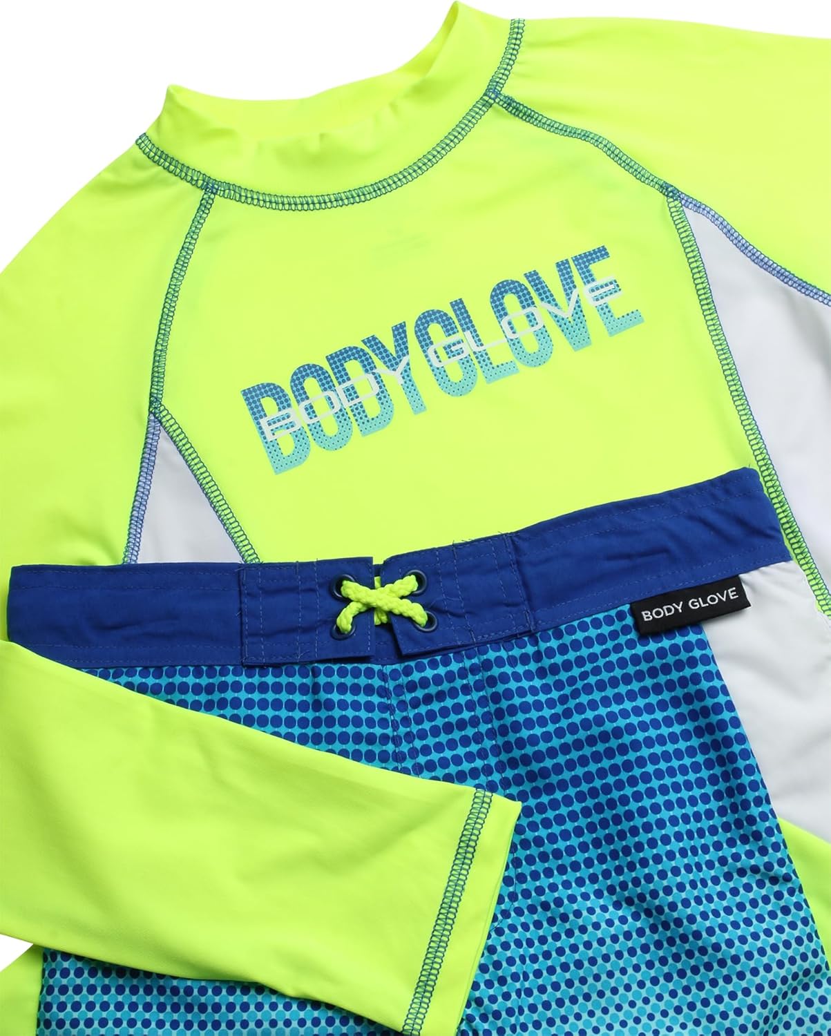 Body Glove Boys Rash Guard Swim Set UPF 50 Protection