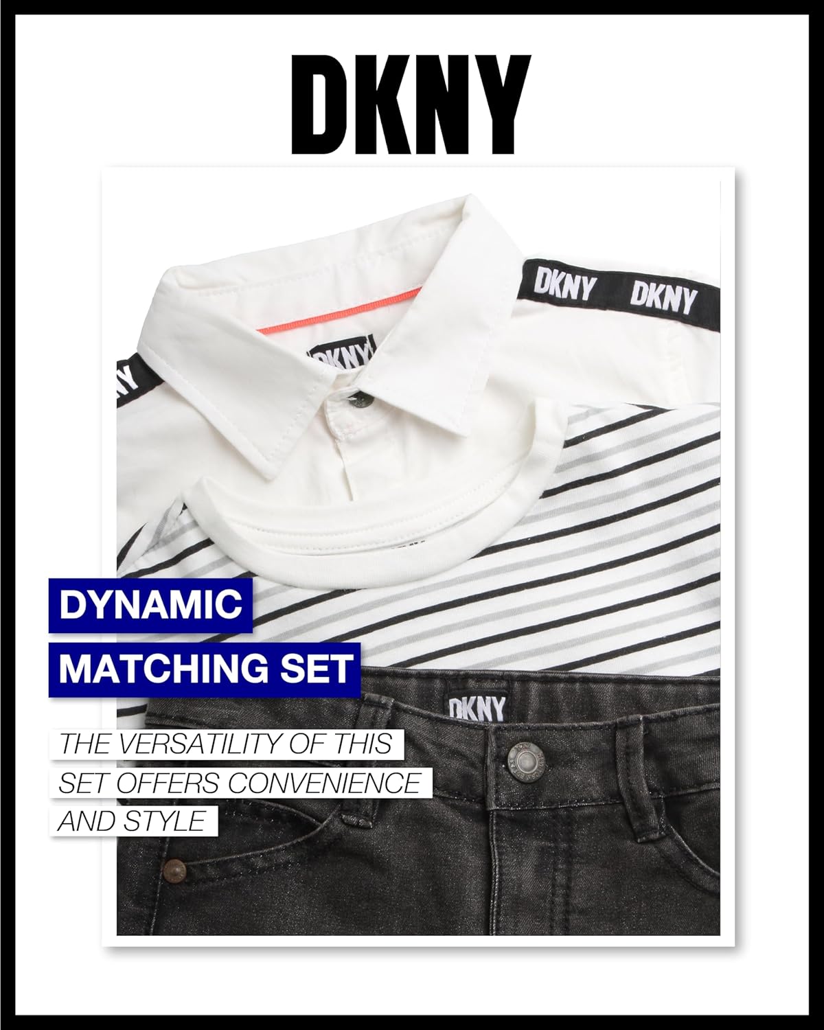 DKNY Toddler Boys Pajama Set